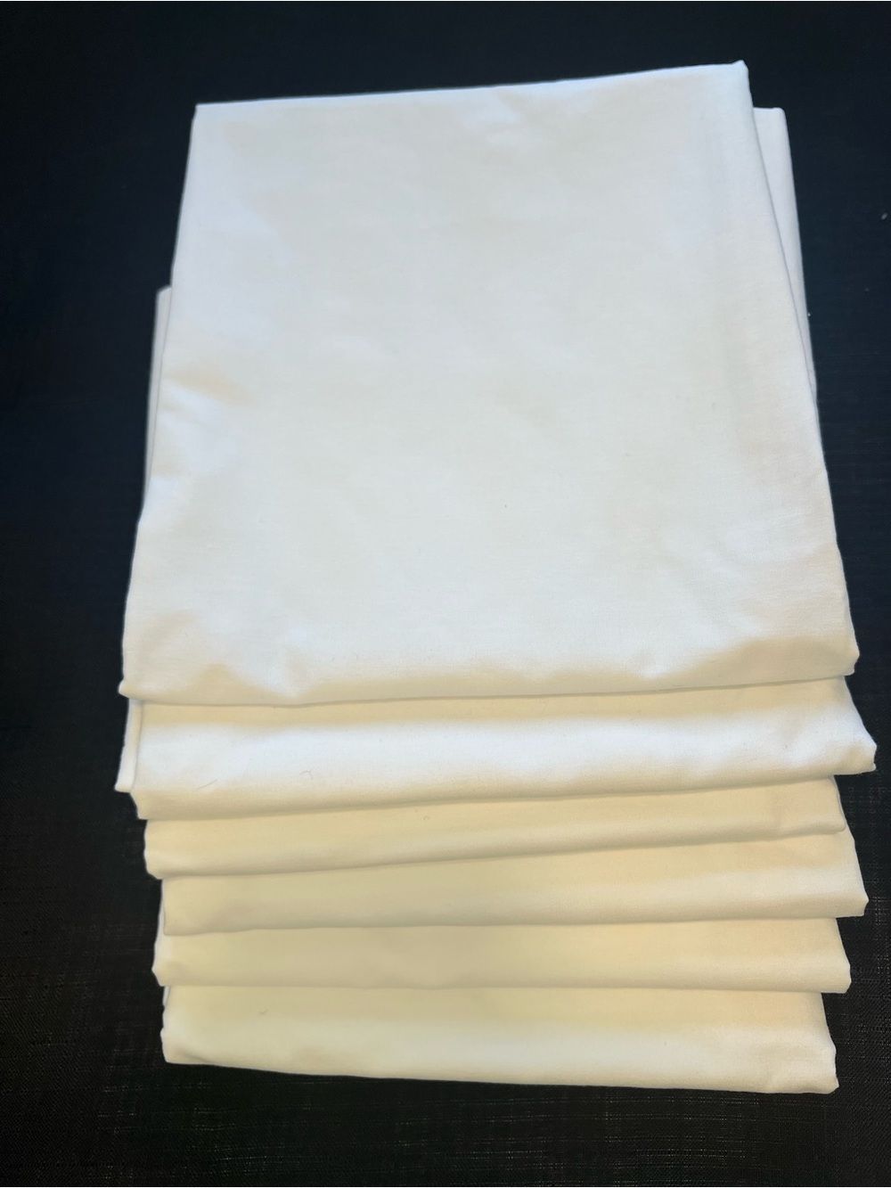 Martex White No Iron Percale Pillowcase Set of 6. Hotel Collection Standard Size